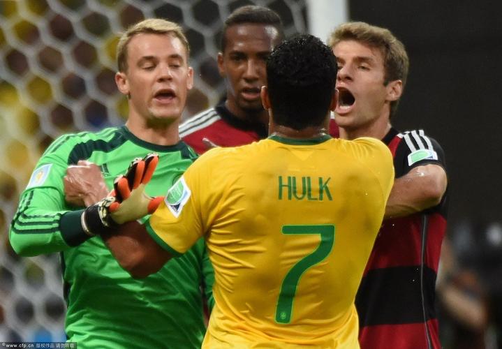 巴西vs德国 经典世界杯对决