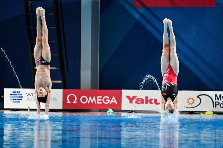 直播:跳水男双10米台决赛的相关图片